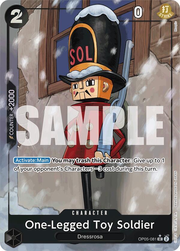 One-Legged Toy Soldier - OP05-081 - Full Art - Uncommon-Kantocards