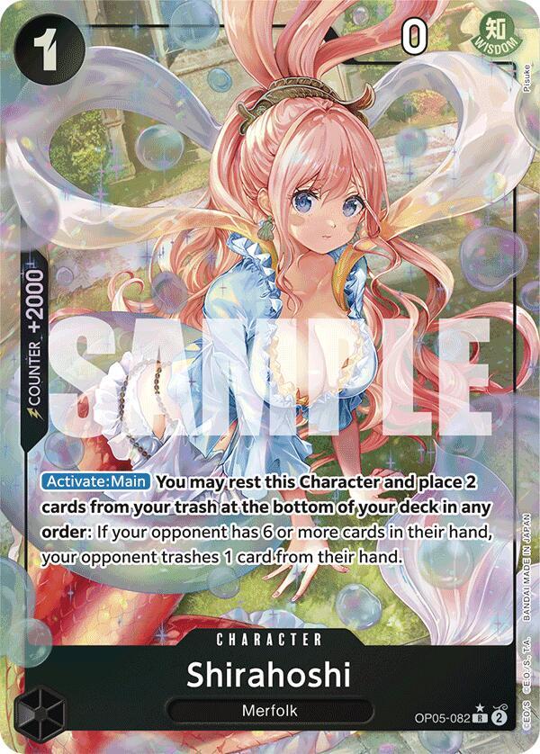 Shirahoshi - OP05-082 - Super Parallel - Rare-Kantocards