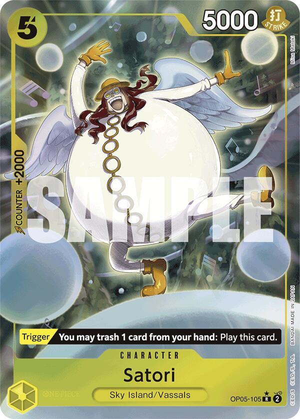 Satori - OP05-105 - Full Art - Rare-Kantocards