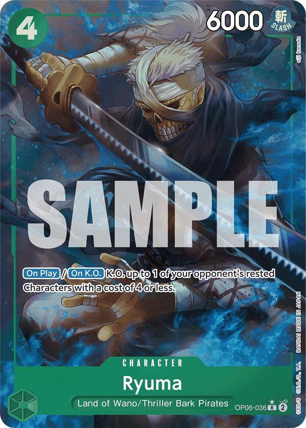 Ryuma - OP06-036 - Full Art - Rare-Kantocards