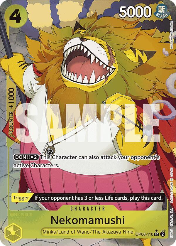 Nekomamushi - OP06-110 - Full Art - Uncommon-Kantocards