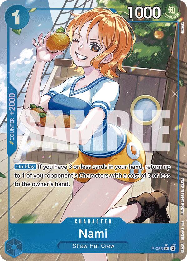 Nami - P-053 - Full Art - Promo-Kantocards