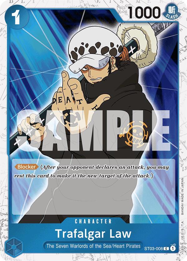Trafalgar Law - ST03-008 - Pirate Flag Foil - Common-Kantocards