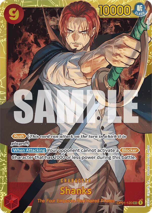 Shanks OP01-120 -Reprint- (Subasta)