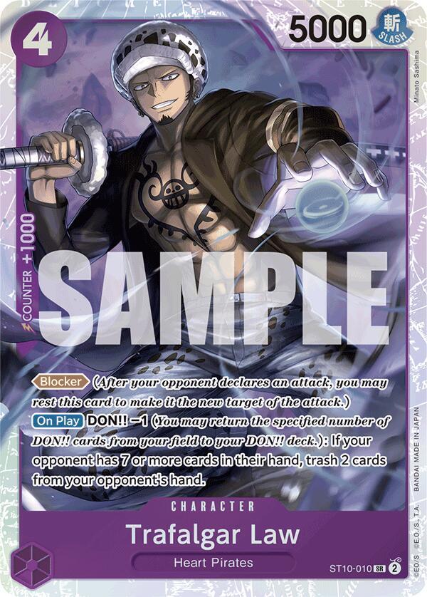 Trafalgar Law - ST10-010 - The Best Reprint - Super Rare-Kantocards
