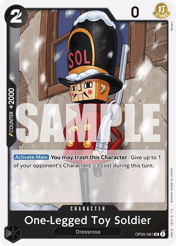 One-Legged Toy Soldier - OP05-081 - The Best Reprint - Uncommon-Kantocards