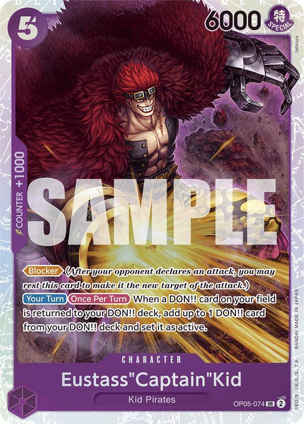 Eustass"Captain"Kid - OP05-074 - The Best Reprint - Super Rare-Kantocards