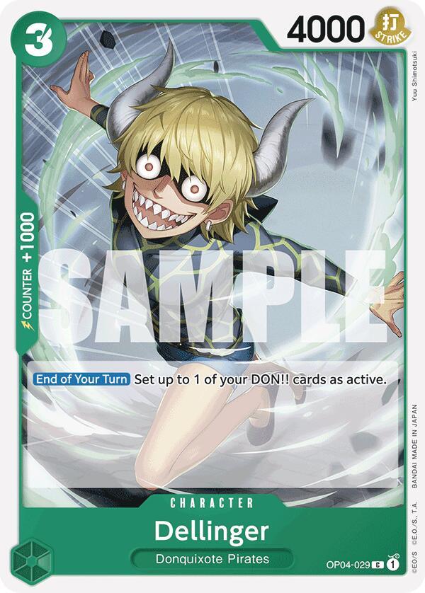 Dellinger - OP04-029 - The Best Reprint - Common-Kantocards