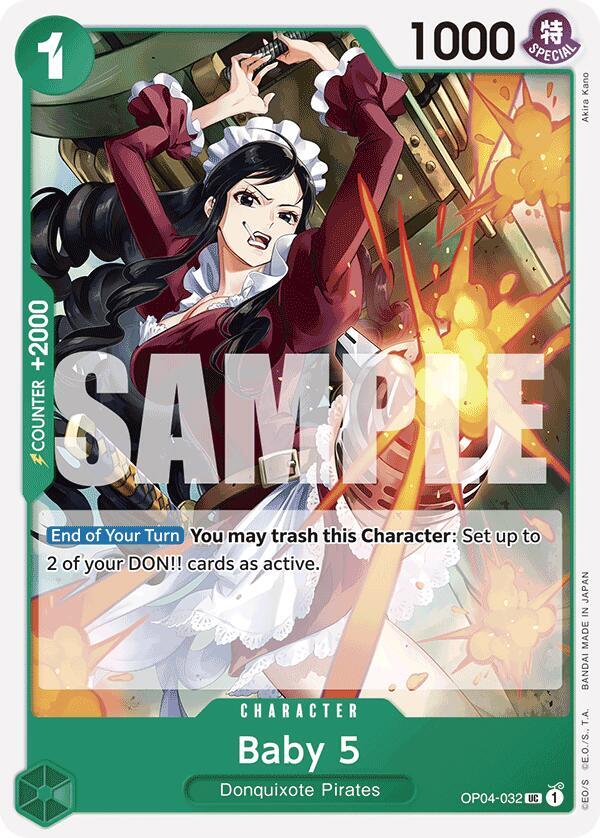 Baby 5 - OP04-032 - The Best Reprint - Uncommon-Kantocards