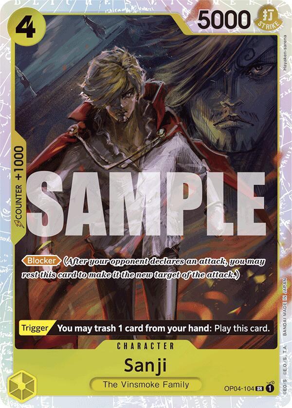 Sanji - OP04-104 - The Best Reprint - Super Rare-Kantocards