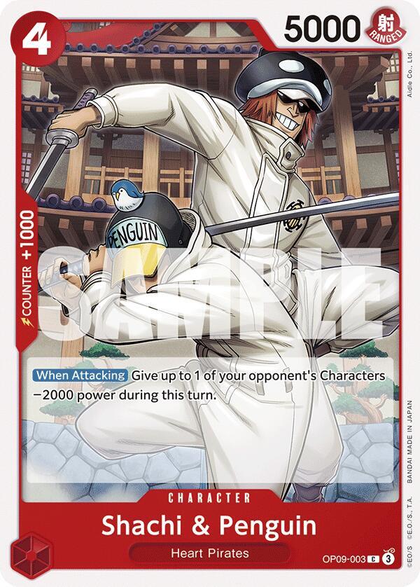 Shachi & Penguin - OP09-003 - Common-Kantocards
