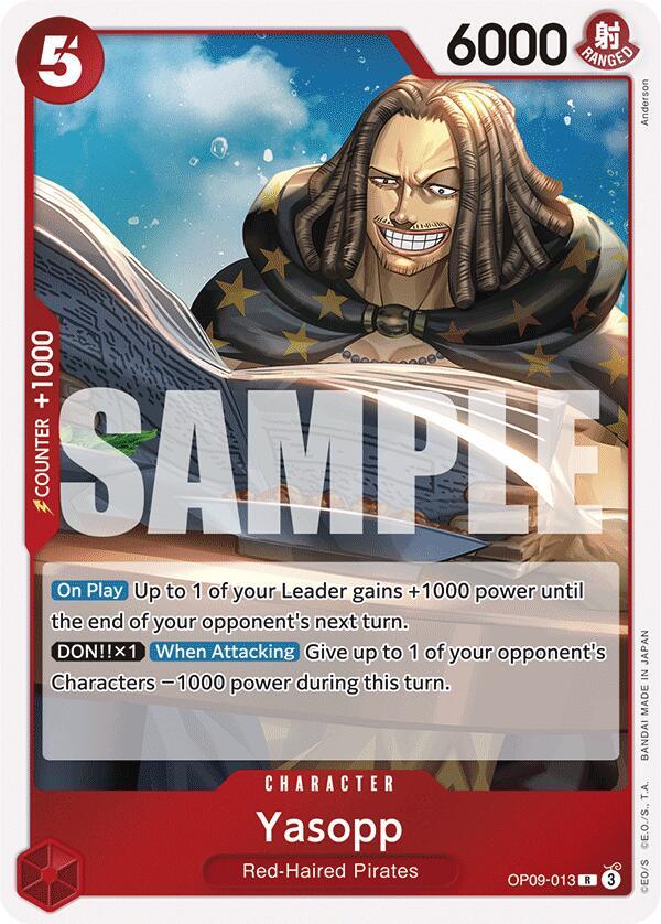 Yasopp - OP09-013 - Rare-Kantocards