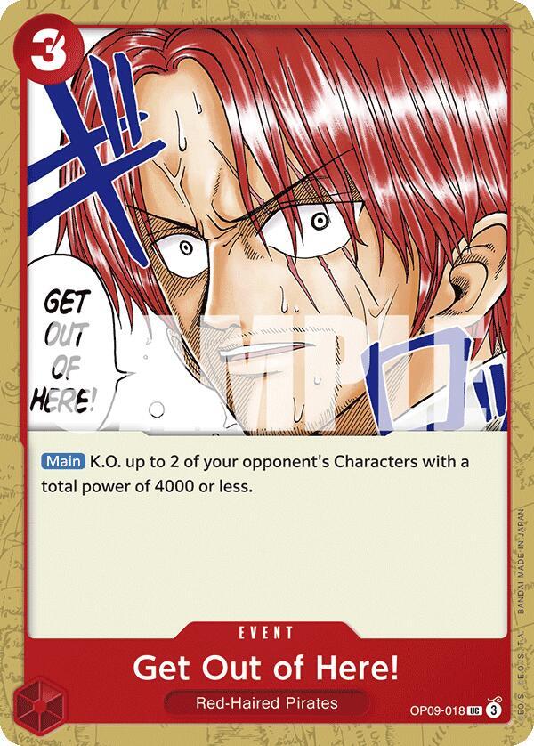 Get Out of Here! - OP09-018 - Uncommon-Kantocards