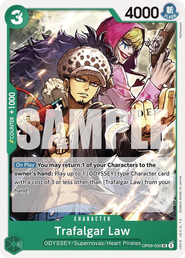 Trafalgar Law - OP09-030 - Uncommon-Kantocards