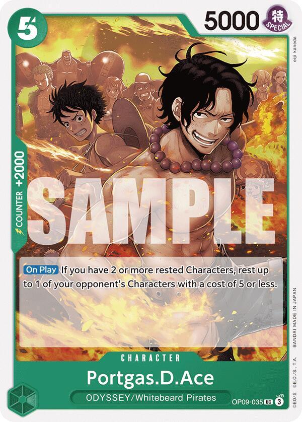 Portgas.D.Ace - OP09-035 - Uncommon-Kantocards