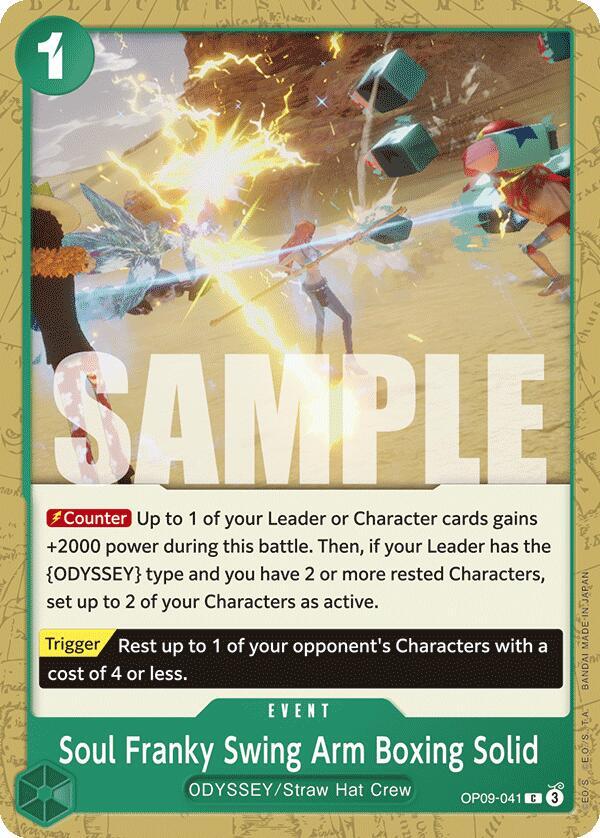 Soul Franky Swing Arm Boxing Solid - OP09-041 - Common-Kantocards