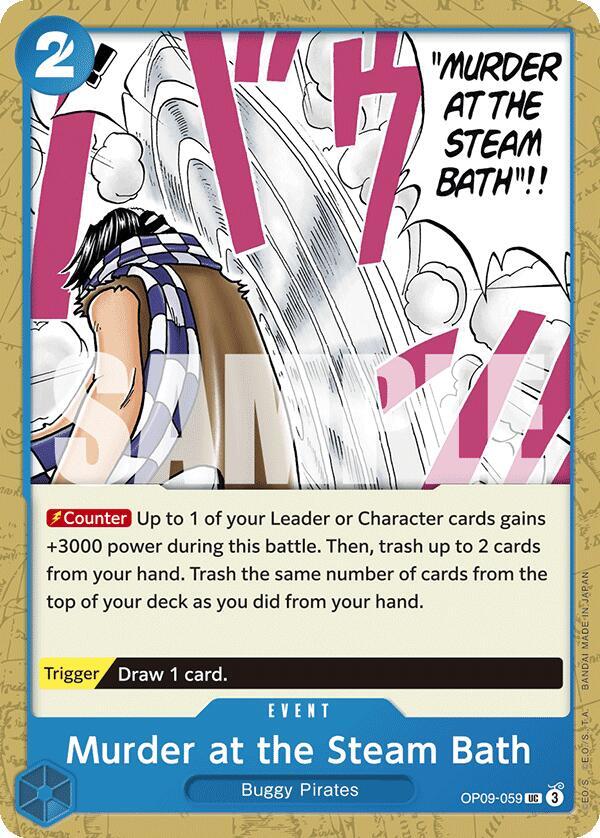 Murder at the Steam Bath - OP09-059 - Uncommon-Kantocards