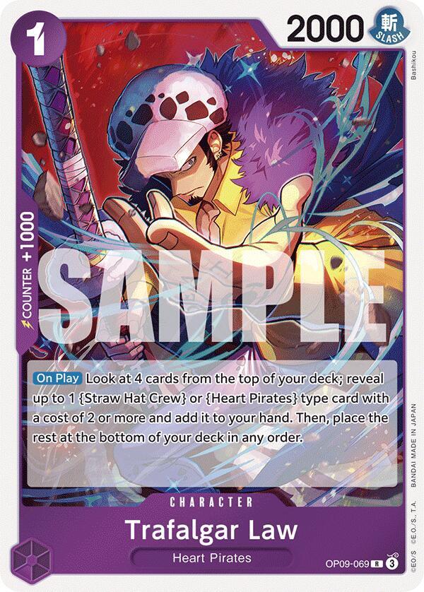 Trafalgar Law - OP09-069 - Rare-Kantocards