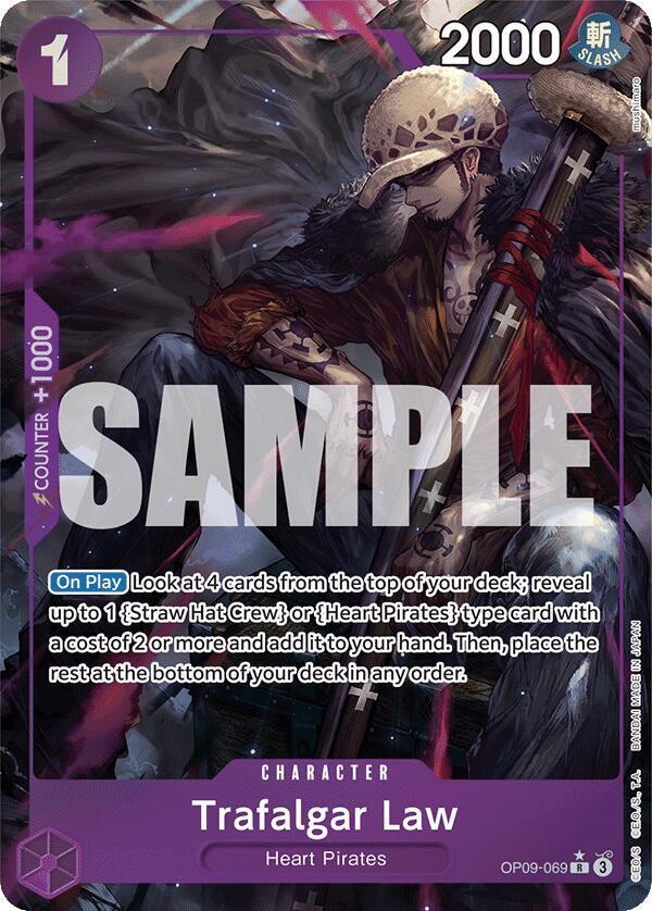 Trafalgar Law - OP09-069 - Super Parallel - Rare-Kantocards