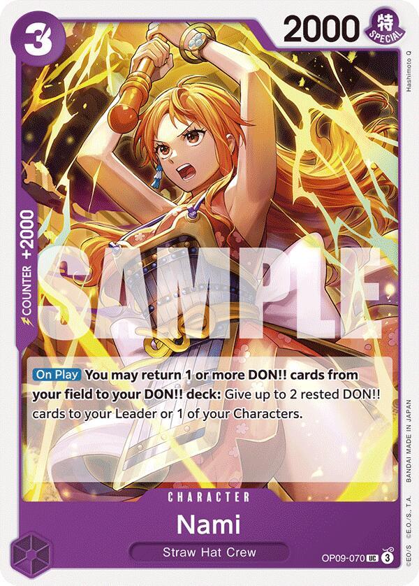 Nami - OP09-070 - Uncommon-Kantocards