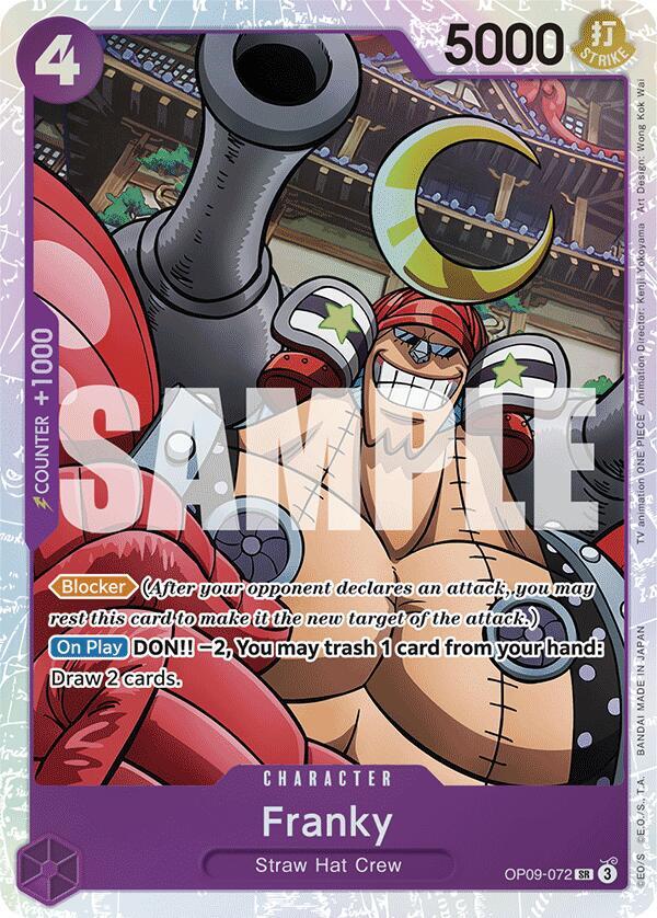 Franky - OP09-072 - Super Rare-Kantocards