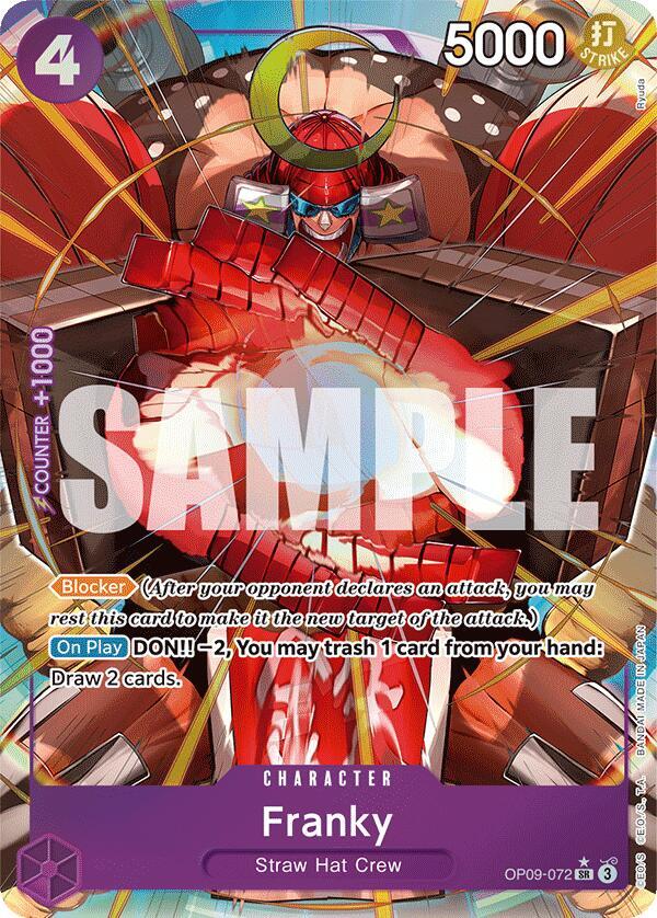 Franky - OP09-072 - Super Parallel - Super Rare-Kantocards