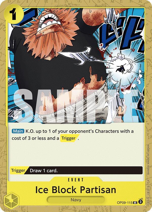 Ice Block Partisan - OP09-115 - Uncommon-Kantocards