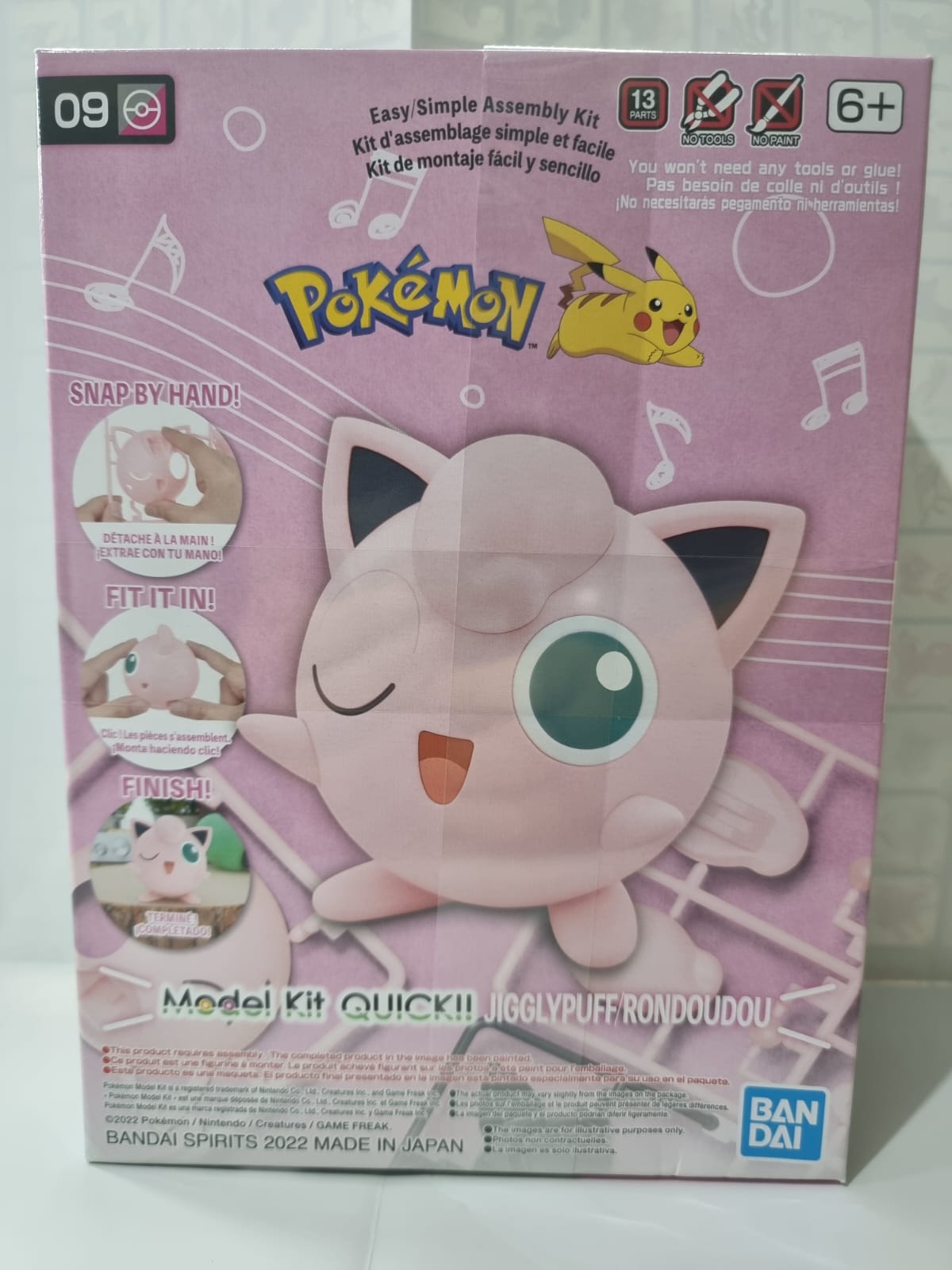 Model Kit QUICK Bandai - Jigglypuff - Figura armable-Kantocards