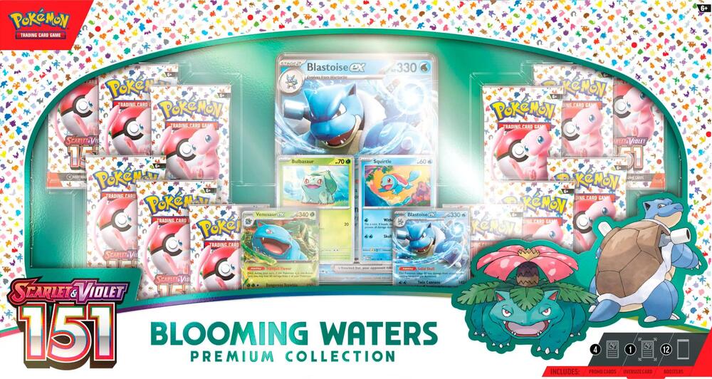 Scarlet & Violet 151 - Blooming Waters Premium Collection-Kantocards