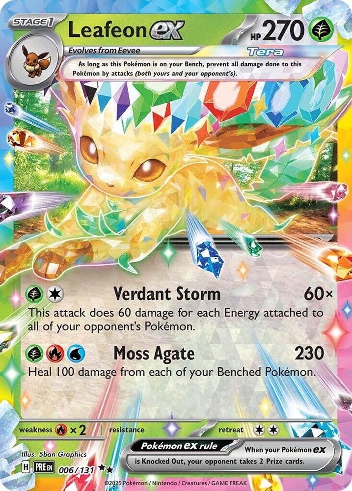 Leafeon ex 006/131 - Double Rare -Kantocards