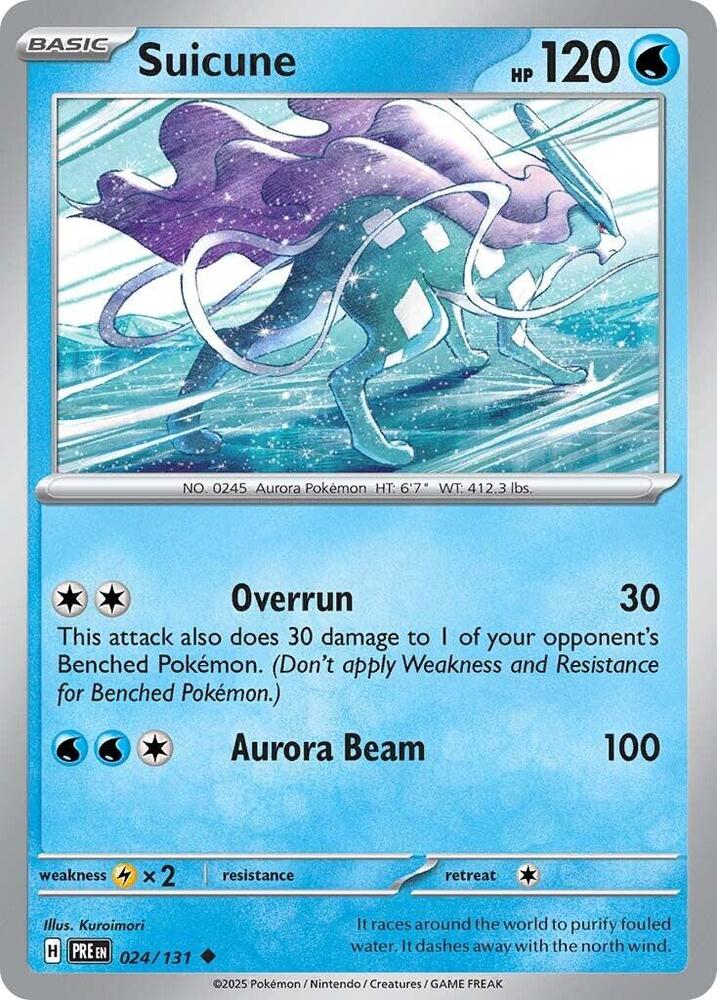 Suicune 024/131 - Uncommon -Kantocards