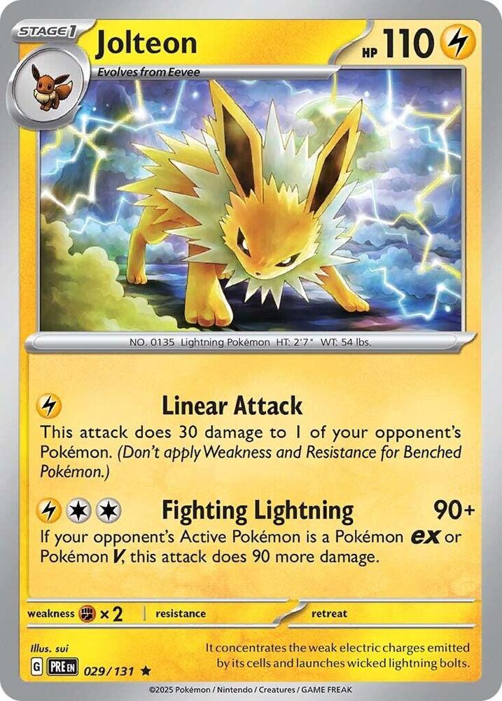 Jolteon 029/131 - Rare - Holo-Kantocards