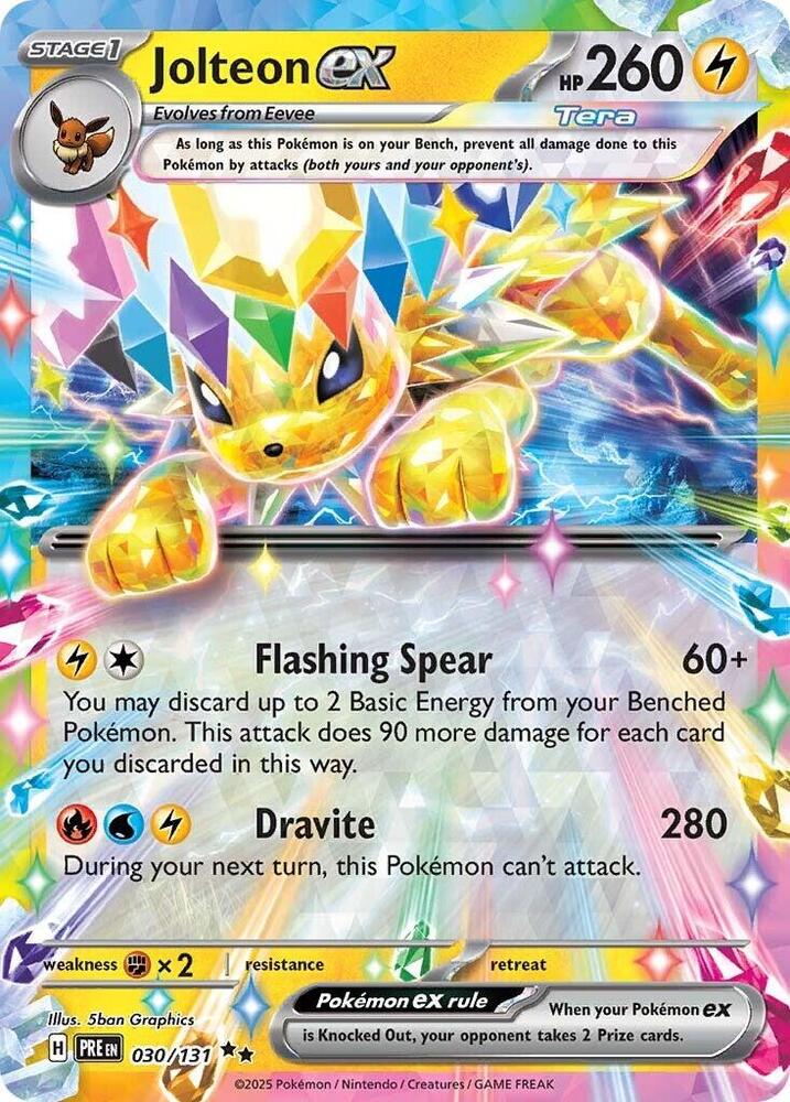 Jolteon ex 030/131 - Double Rare-Kantocards