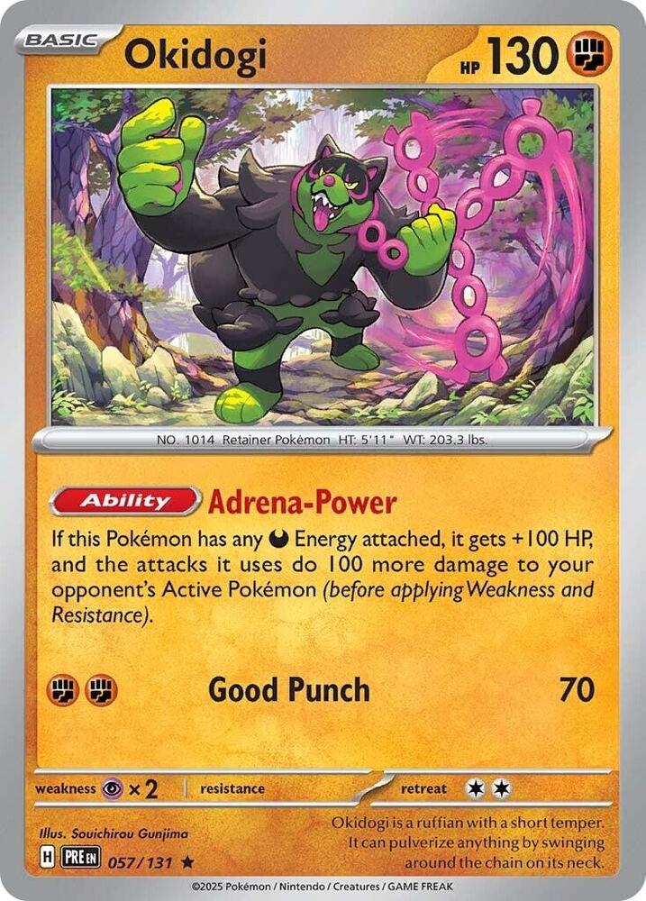 Okidogi 057/131 - Rare - Reverse Holo-Kantocards