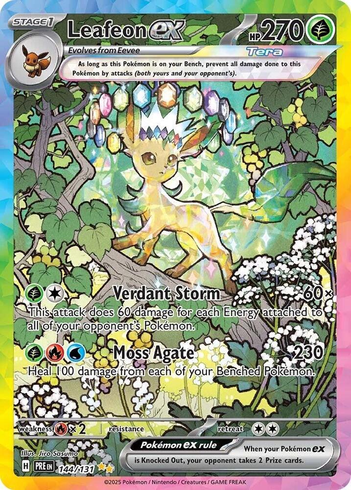 Leafeon ex 144/131 - Special Illustration Rare -Kantocards