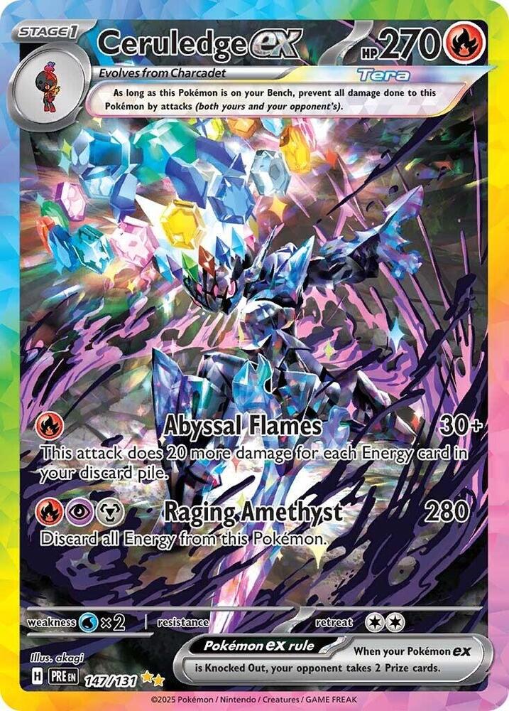 Ceruledge ex 147/131 - Special Illustration Rare -Kantocards