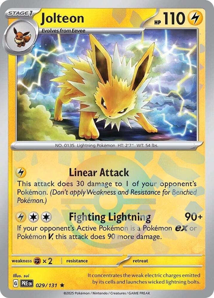 Jolteon 029/131 - Rare - Holo (Poke Ball Pattern)-Kantocards