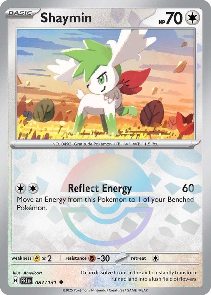 Shaymin 087/131 - Uncommon - Holo (Poke Ball Pattern)-Kantocards