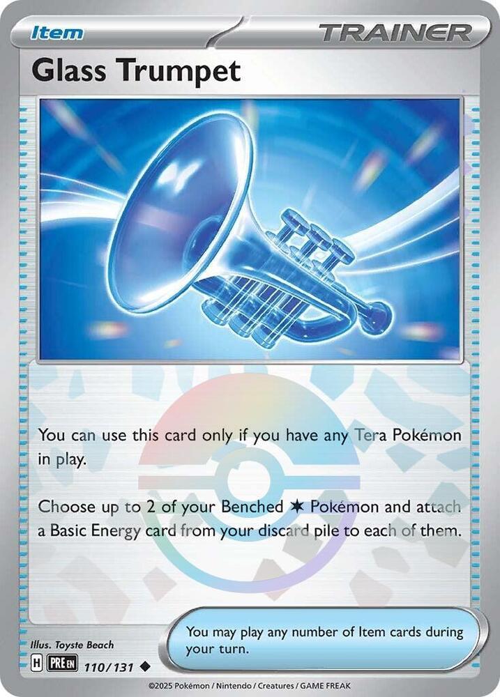 Glass Trumpet 110/131 - Uncommon - (Poke Ball Pattern)-Kantocards