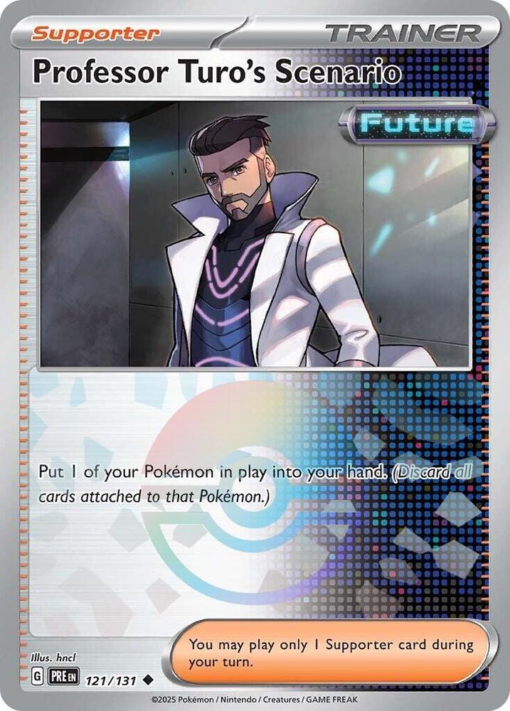 Professor Turo's Scenario 121/131 - Uncommon - Holo (Poke Ball Pattern)-Kantocards