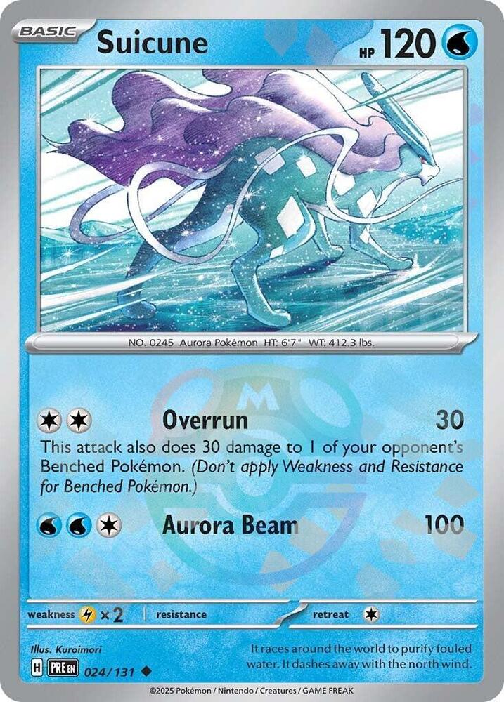 Suicune 024/131 - Uncommon - Holo (Master Ball Pattern)-Kantocards