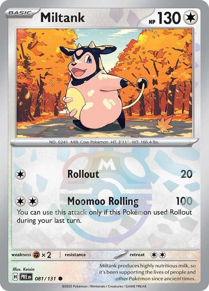 Miltank 081/131 - Common - Holo (Master Ball Pattern)-Kantocards