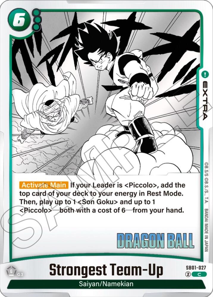 Strongest Team-Up - Manga Booster 01 - Dragon Ball Super: Fusion World
