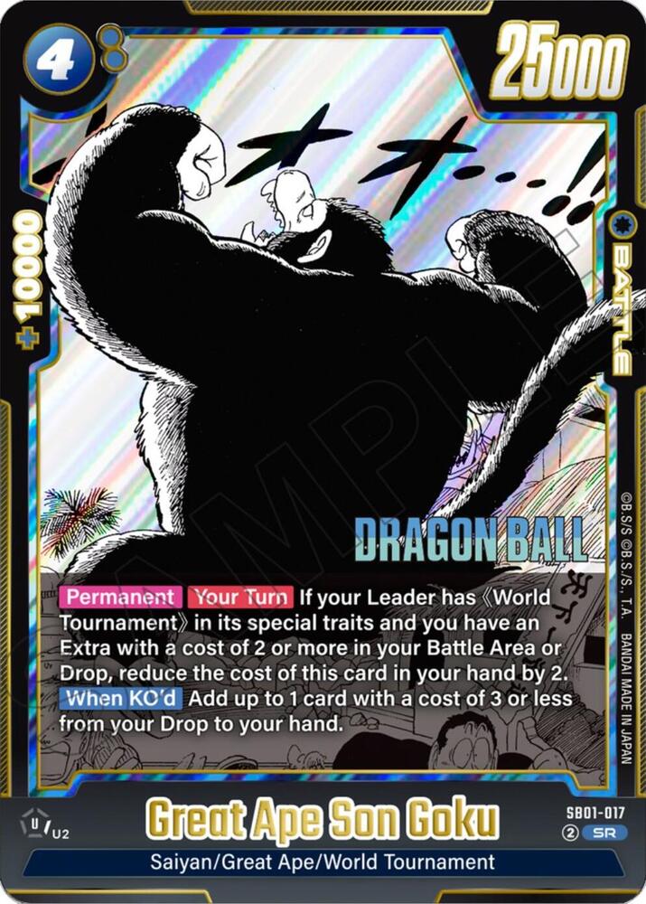 Great Ape Son Goku - Manga Booster 01 - Dragon Ball Super: Fusion World