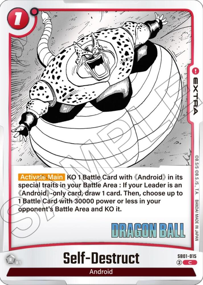 Self-Destruct - Manga Booster 01 - Dragon Ball Super: Fusion World
