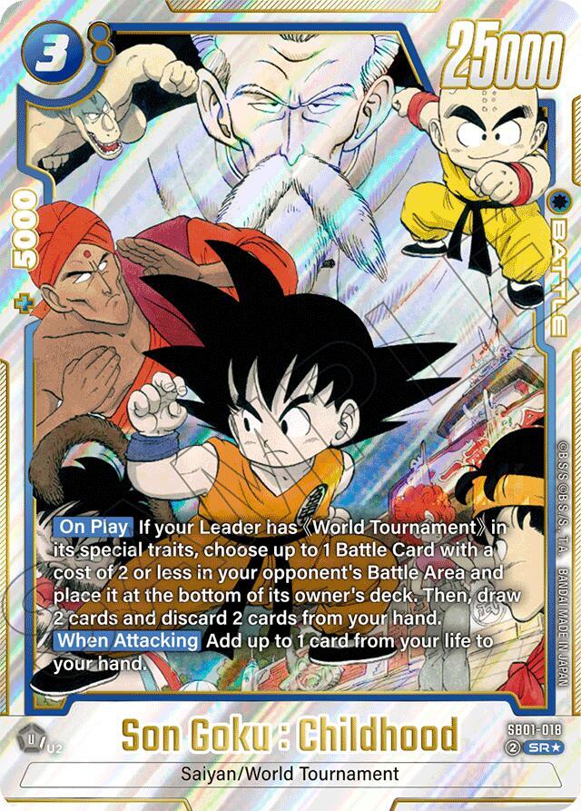 Son Goku : Childhood - SB01-018 (Alternate Art) - Manga Booster 01 - Dragon Ball Super: Fusion World
