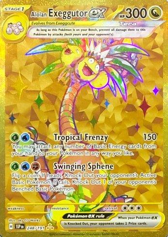 Alolan Exeggutor ex 248/191 - Hyper Rare-Kantocards