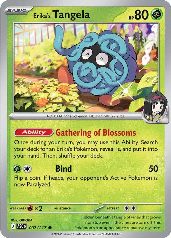 Erika's Tangela - 007/217 (cosmo holo)