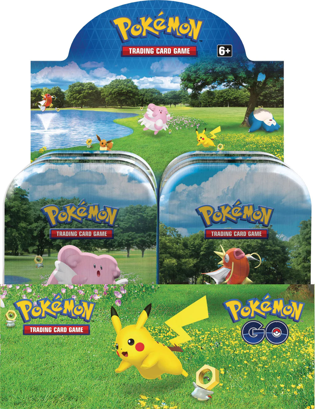 Pokémon GO Mini Tin (Display de 10)-Kantocards