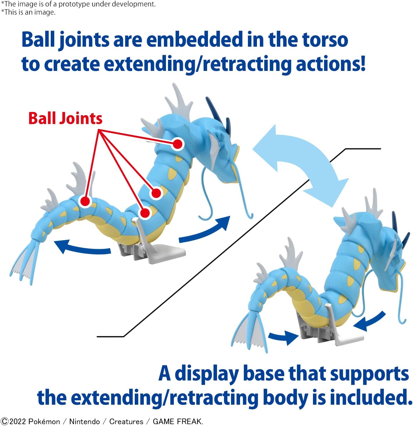 Model Kit Bandai - Gyarados - figura armable-Kantocards